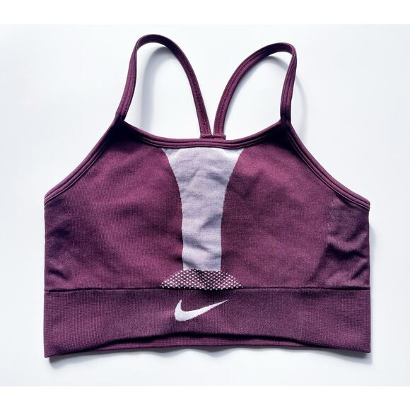Girl's Nike Maroon Sports Bra Size Youth XL - Picture 1 of 5